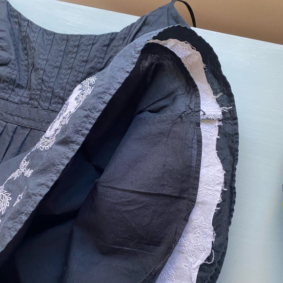 Embroidered Spaghetti Strap Dress - Picture 8 of 10